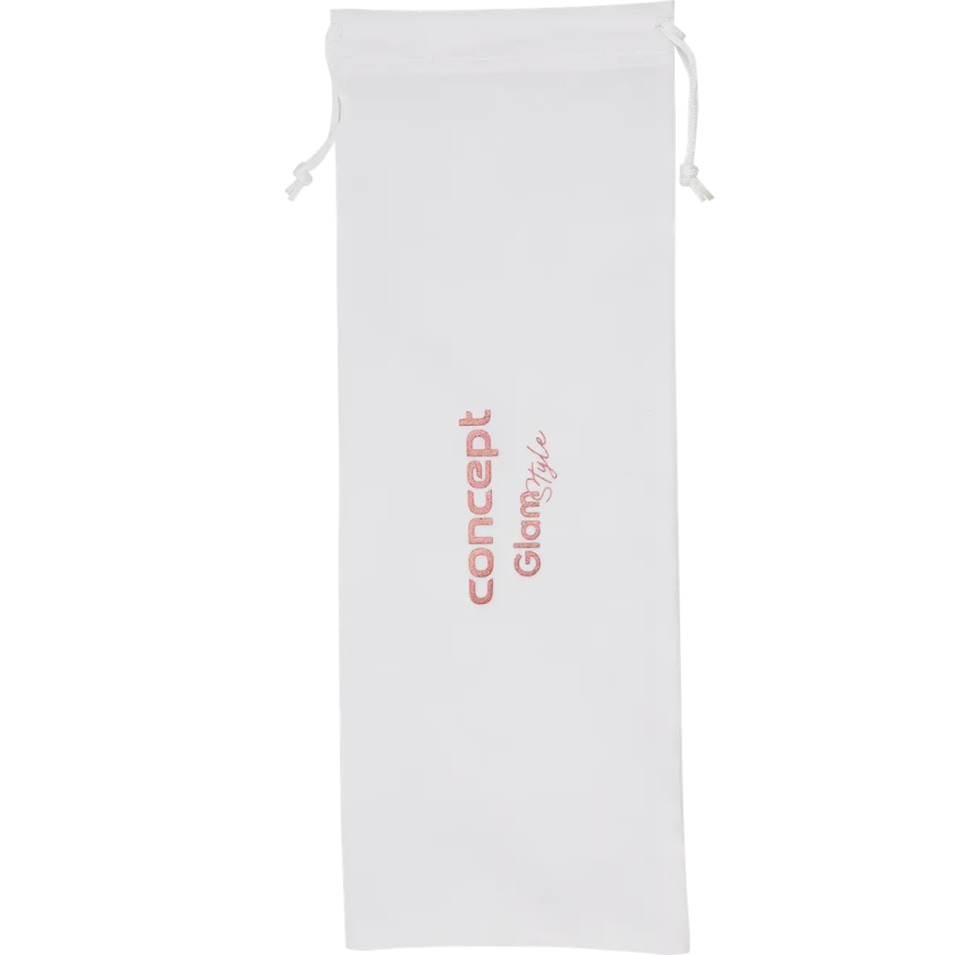 Concept VZ2110 - Plancha para el cabello GLAM STYLE 48W/230V blanca/oro rosa