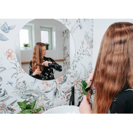 Concept VZ8100 - Plancha para el cabello PROFI CARE 60 W/230 V azul/dorado