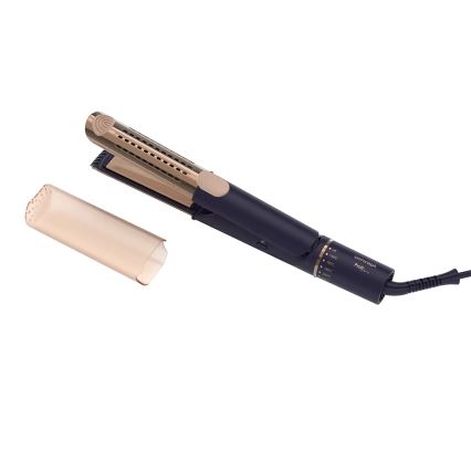 Concept VZ8100 - Plancha para el cabello PROFI CARE 60 W/230 V azul/dorado