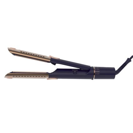 Concept VZ8100 - Plancha para el cabello PROFI CARE 60 W/230 V azul/dorado