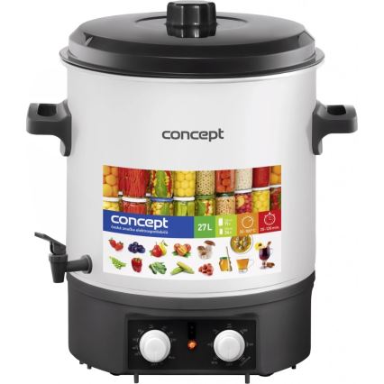 Concept ZH0030 - Caldera de conservación 27 l 2000W/230V acero inoxidable/negro