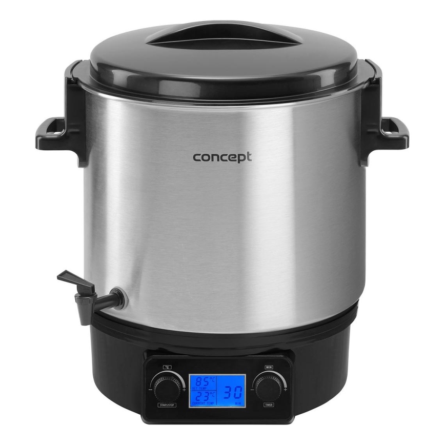 Concept ZH0040 - Caldera de conservación 27 l 2000W/230V acero inoxidable/negro
