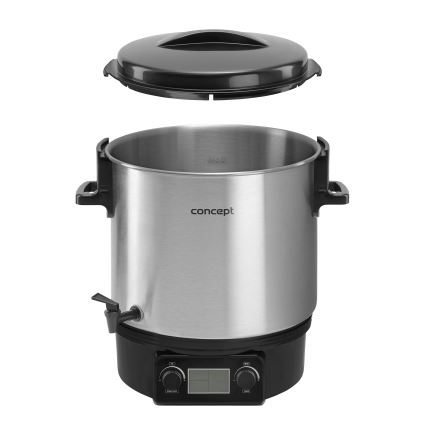 Concept ZH0040 - Caldera de conservación 27 l 2000W/230V acero inoxidable/negro