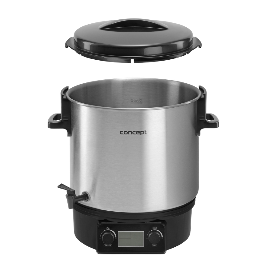 Concept ZH0040 - Caldera de conservación 27 l 2000W/230V acero inoxidable/negro