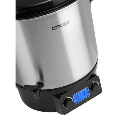 Concept ZH0040 - Caldera de conservación 27 l 2000W/230V acero inoxidable/negro
