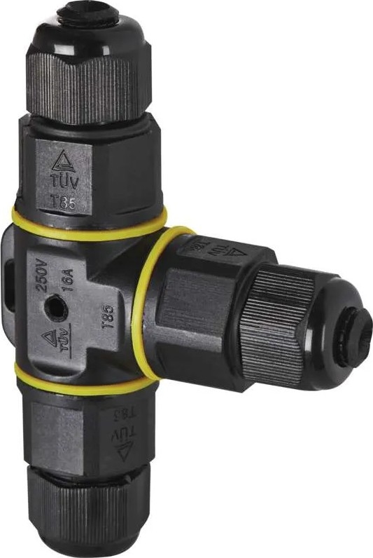 Conector en T para cable IP68
