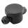 Conector impermeable IP66 negro