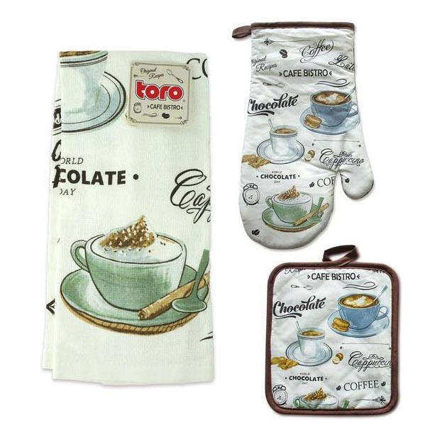 Conjunto de cocina CAFE BISTRO 3 piezas
