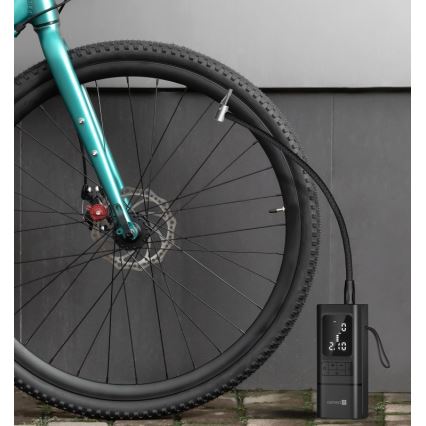 CONNECT IT CFF-4500-BK - Compresor digital de bolsillo AirFlow 80W/6000 mAh negro