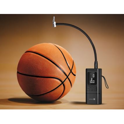 CONNECT IT CFF-4500-BK - Compresor digital de bolsillo AirFlow 80W/6000 mAh negro