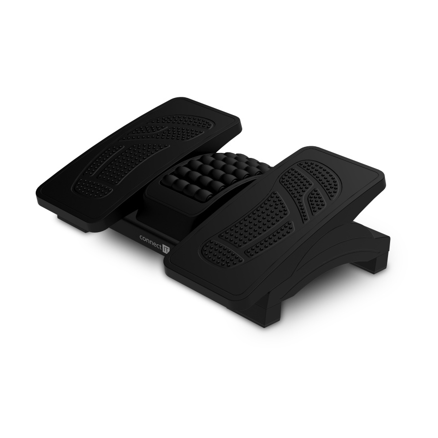 CONNECT IT CFH-4105-BK - Reposapiés ajustable negro