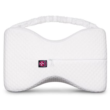 CONNECT IT CFH-6010-WH - Almohada anatómica para entre las rodillas Taurus Knee blanca