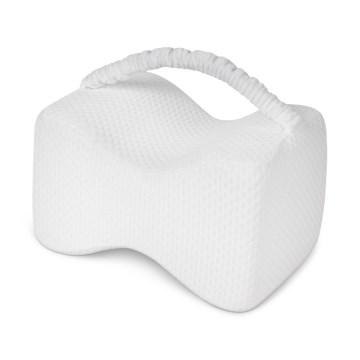 CONNECT IT CFH-6010-WH - Almohada anatómica para entre las rodillas Taurus Knee blanca