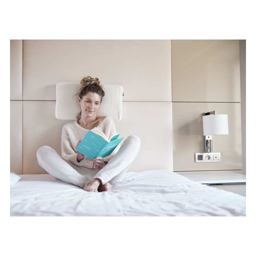 CONNECT IT CFH-6020-WH - Almohada anatómica Taurus blanco