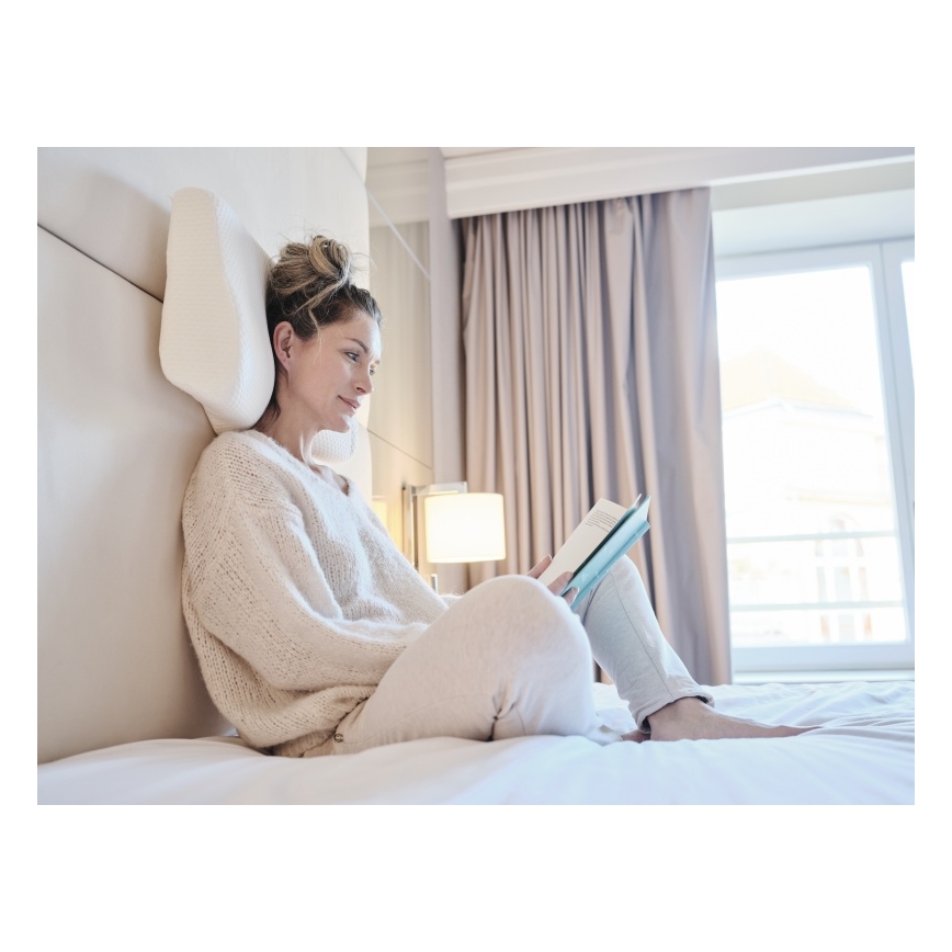 CONNECT IT CFH-6020-WH - Almohada anatómica Taurus blanco