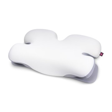 CONNECT IT CFH-6030-WH - Almohada anatómica Virgo blanco/gris