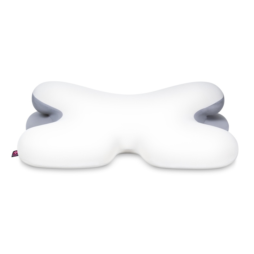 CONNECT IT CFH-6030-WH - Almohada anatómica Virgo blanco/gris