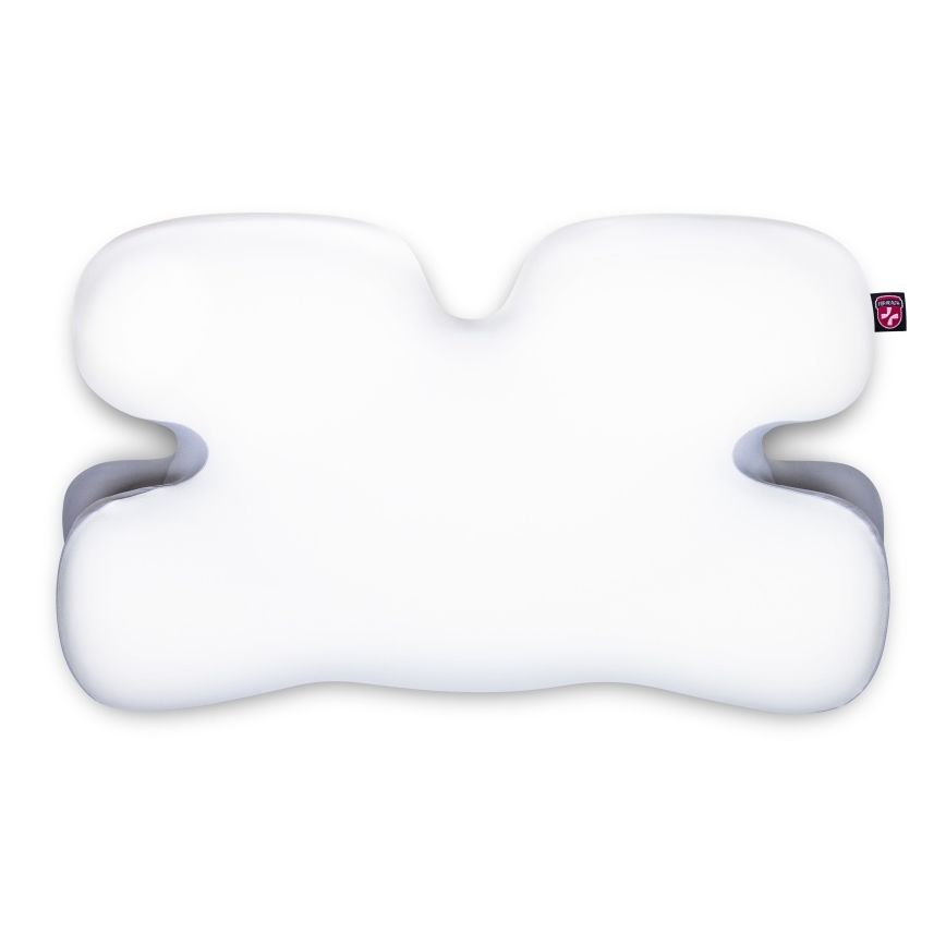 CONNECT IT CFH-6030-WH - Almohada anatómica Virgo blanco/gris
