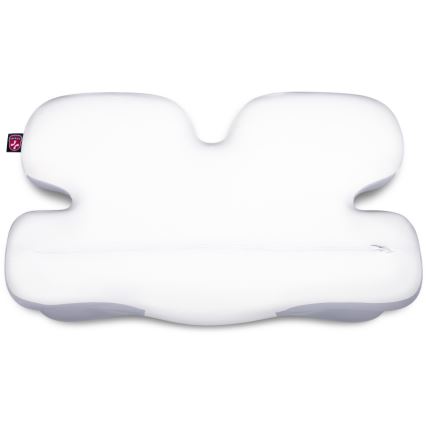 CONNECT IT CFH-6030-WH - Almohada anatómica Virgo blanco/gris