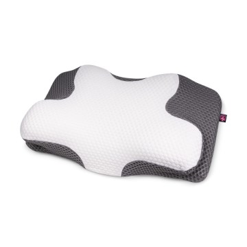 CONNECT IT CFH-6031-WH - Almohada anatómica Lyra blanco/gris