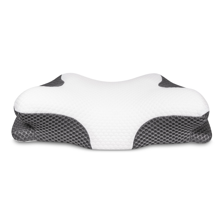 CONNECT IT CFH-6031-WH - Almohada anatómica Lyra blanco/gris
