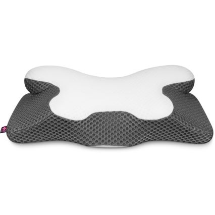 CONNECT IT CFH-6031-WH - Almohada anatómica Lyra blanco/gris