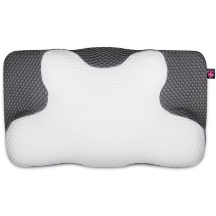 CONNECT IT CFH-6031-WH - Almohada anatómica Lyra blanco/gris