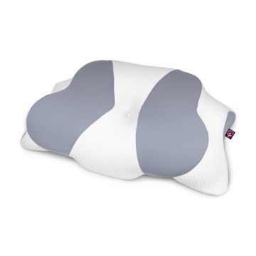 CONNECT IT CFH-6032-WH - Almohada anatómica Gemini blanco/gris