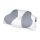 CONNECT IT CFH-6032-WH - Almohada anatómica Gemini blanco/gris