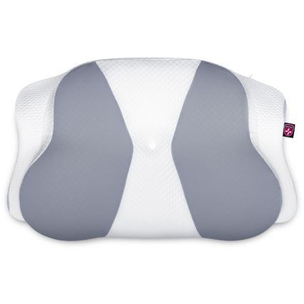 CONNECT IT CFH-6032-WH - Almohada anatómica Gemini blanco/gris