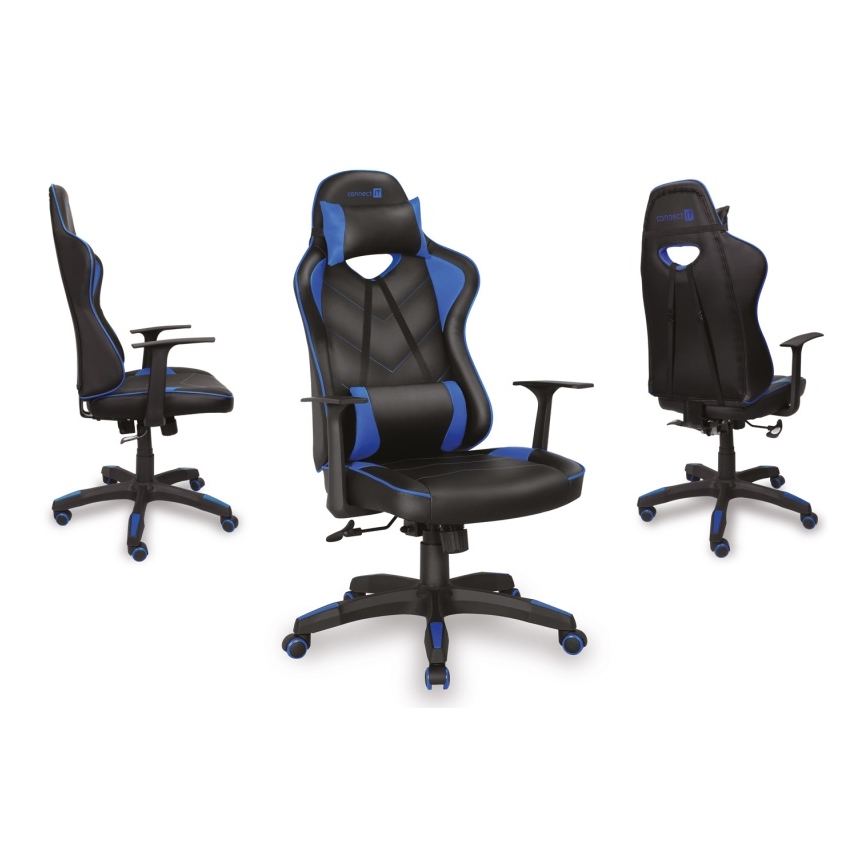 CONNECT IT CGC-0700-BL - Silla gaming LeMans Pro negro/azul