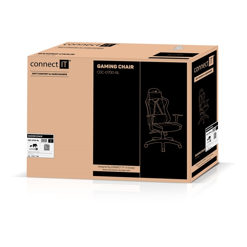 CONNECT IT CGC-0700-BL - Silla gaming LeMans Pro negro/azul