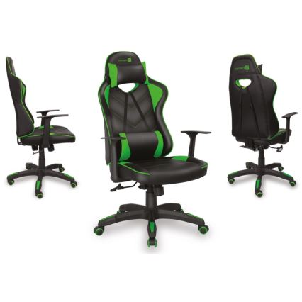 CONNECT IT CGC-0700-GR - Silla gaming LeMans Pro negro/verde