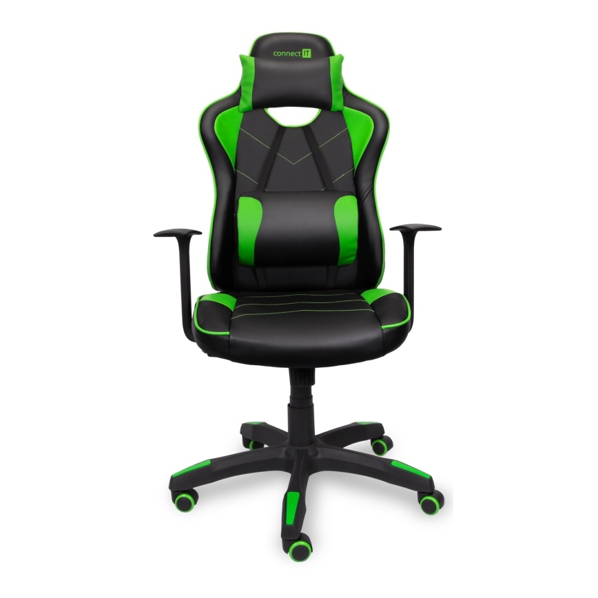 CONNECT IT CGC-0700-GR - Silla gaming LeMans Pro negro/verde