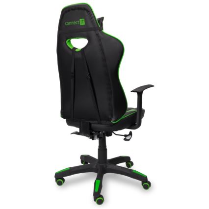 CONNECT IT CGC-0700-GR - Silla gaming LeMans Pro negro/verde