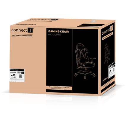 CONNECT IT CGC-0700-GR - Silla gaming LeMans Pro negro/verde