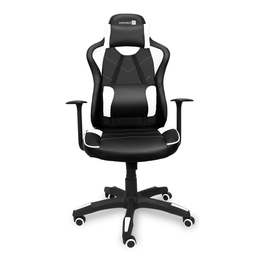 CONNECT IT CGC-0700-WH - Silla gaming LeMans Pro negra/blanca