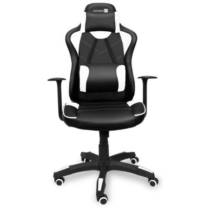 CONNECT IT CGC-0700-WH - Silla gaming LeMans Pro negro/blanco