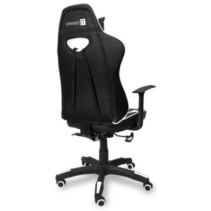 CONNECT IT CGC-0700-WH - Silla gaming LeMans Pro negro/blanco