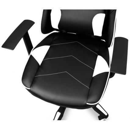 CONNECT IT CGC-0700-WH - Silla gaming LeMans Pro negro/blanco