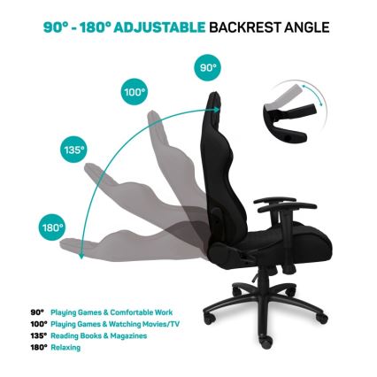 CONNECT IT CGC-1200-BK - Silla gaming Monaco Pro negro