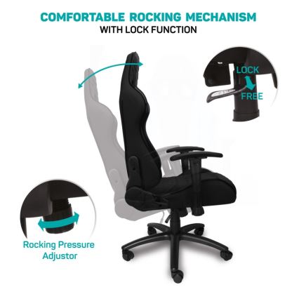 CONNECT IT CGC-1200-BK - Silla gaming Monaco Pro negro