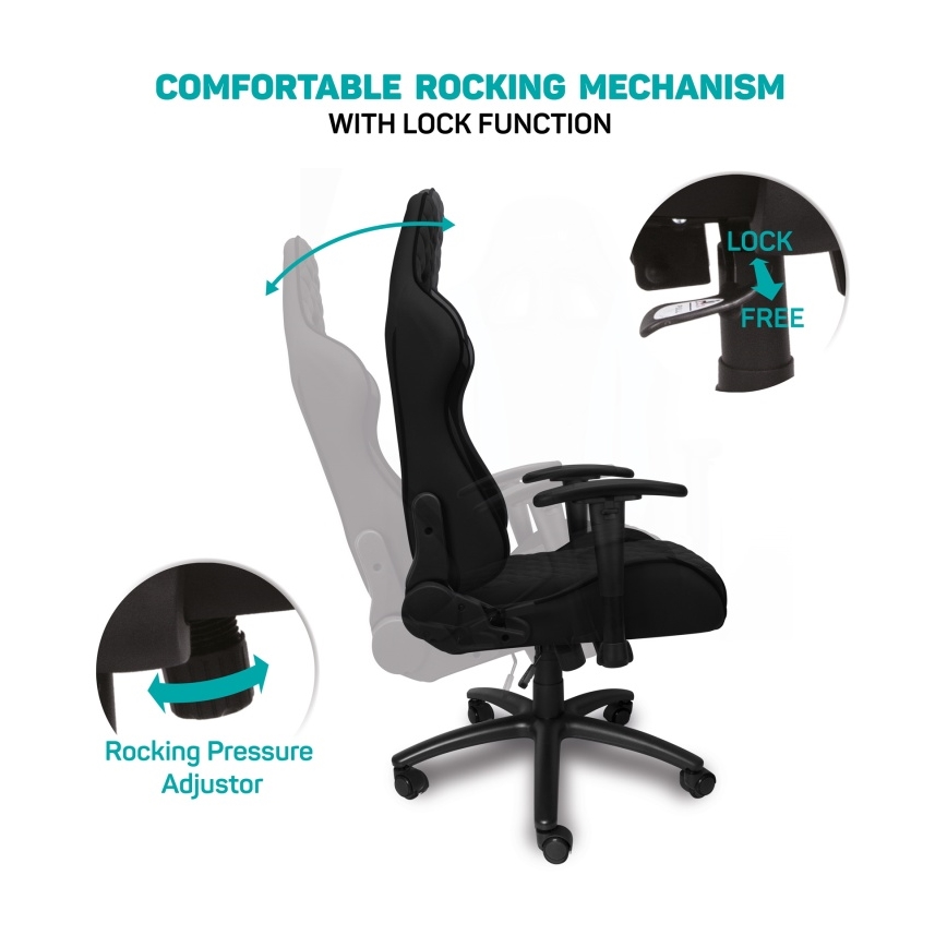 CONNECT IT CGC-1200-BK - Silla gaming Monaco Pro negro