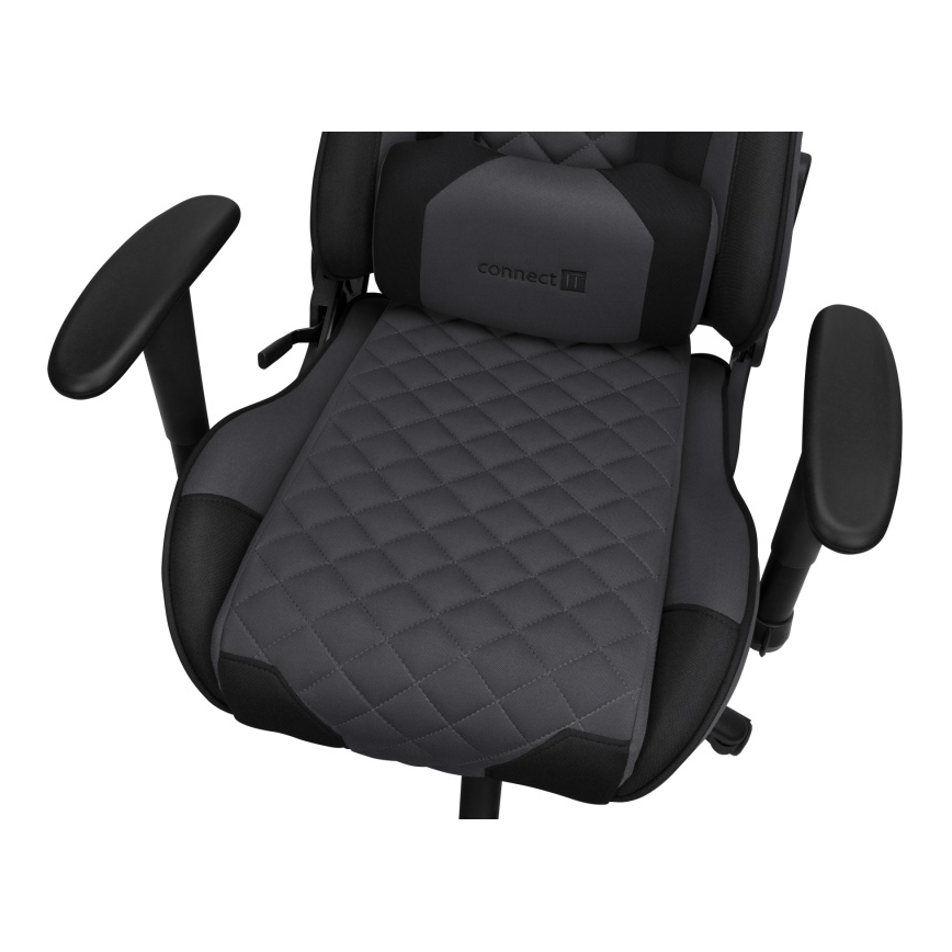 CONNECT IT CGC-1200-GY - Silla gaming Monaco Pro gris/negro