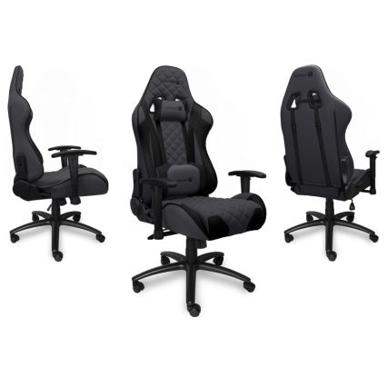 CONNECT IT CGC-1200-GY - Silla gaming Monaco Pro gris/negro