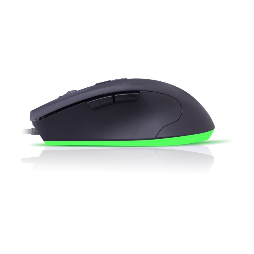 CONNECT IT CI-1128 - LED Ratón gaming con cable 1000/1200/1600/3200 DPI negro