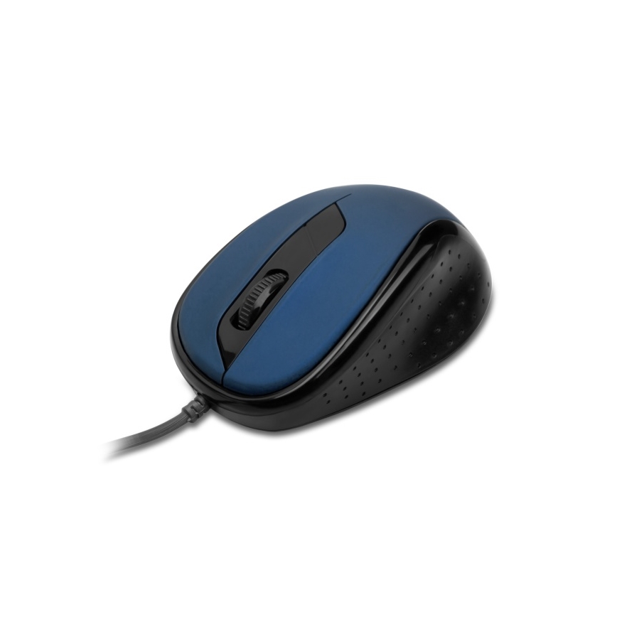 CONNECT IT CMO-1200-BL - Ratón con cable 1000 DPI negro/azul