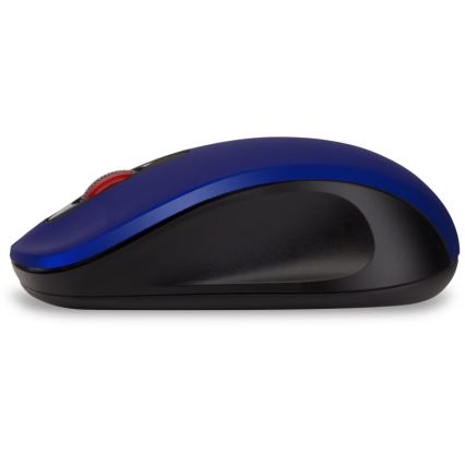 CONNECT IT CMO-2230-BL - Ratón inalámbrico silencioso MUTE 1200 DPI 1xAA negro/azul
