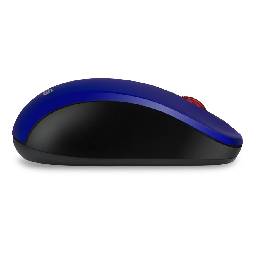 CONNECT IT CMO-2230-BL - Ratón inalámbrico silencioso MUTE 1200 DPI 1xAA negro/azul