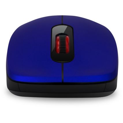 CONNECT IT CMO-2230-BL - Ratón inalámbrico silencioso MUTE 1200 DPI 1xAA negro/azul